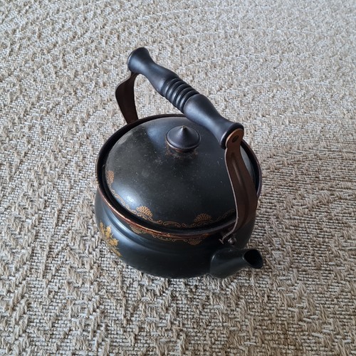 Teekessel schwarz emaille - teekessel,,