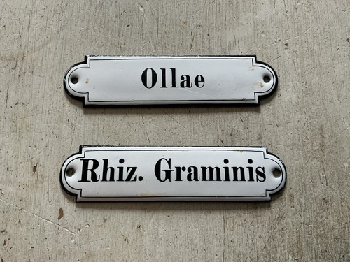 Altes emaille schild - x,
