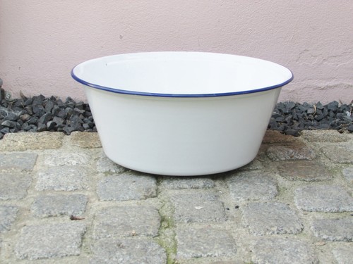 Alte rund emailwanne emaille - rund,