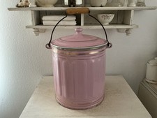 Alter Emaille Eimer Shabby
