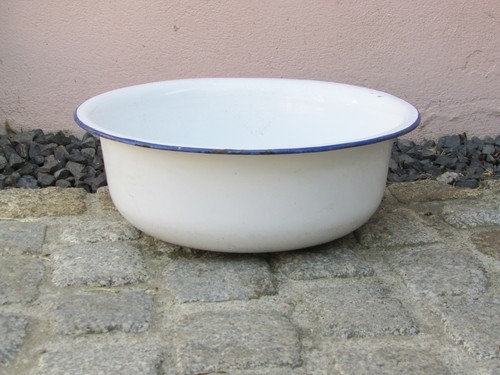 Alte rund emailwanne emaille - rund,