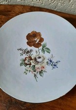Vintage Schale Emaille Blumen