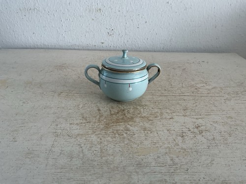Alte kleine emaille zuckerdose - alte,