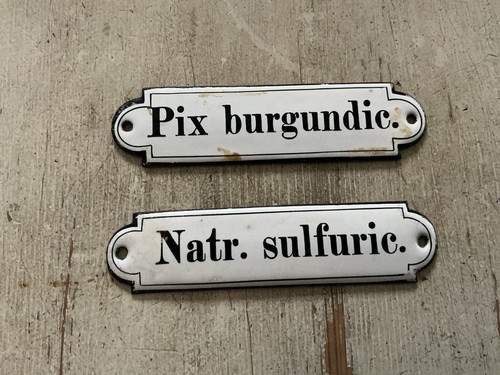 Altes emaille schild - altes,