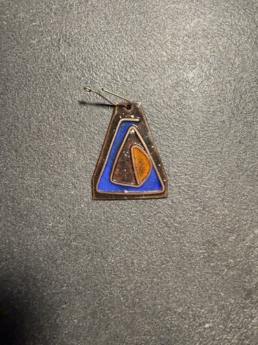 Vintage emaille anhänger - emaille,