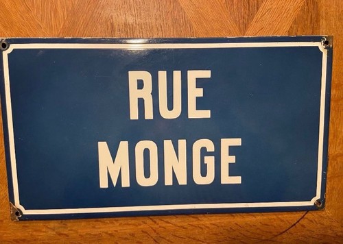 Altes emaille straßenschild - emaille,