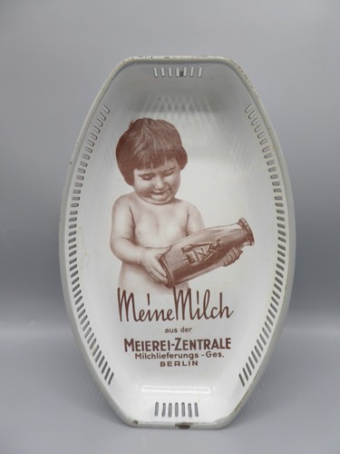 Emaille schale brotschale drgm - schale,