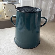 Alte Emaille Schmalztopf