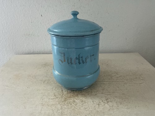 Alte emaille dose - alte, dose“zucker“