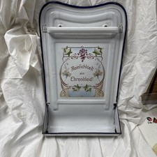 Altes  Löffelblech mit Spruch