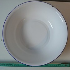 alte Emaille Schüssel 32  cm