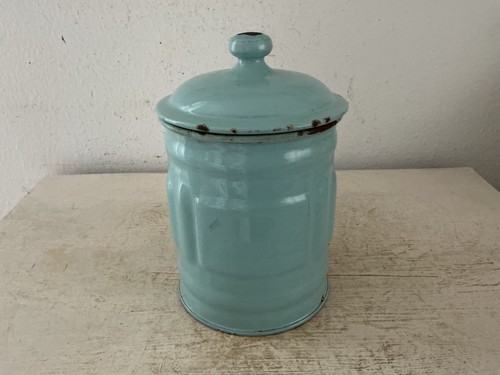 Alte emaille dose shabby - emaille,