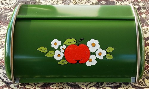 Emaille brotkasten vintage - brotkasten,