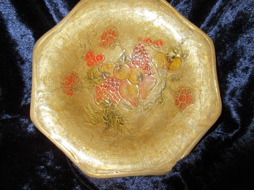 Messingschale mit emaille - messingschale,