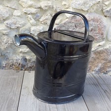 Vintage Emaille Gießkanne