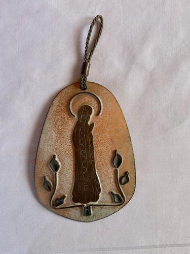 Vintage emaille madonnaplatte - vintage, emaille-madonnaplatte